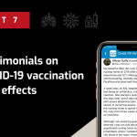 Testimonials on COVID-19 vaccination side effects – Part 7.