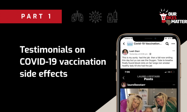 Testimonials on COVID-19 vaccination side effects – Part 1.